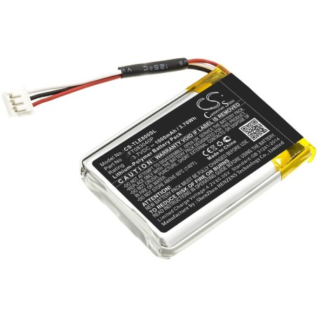 Batterie pour Turtle Beach Elite 800x (1000 mAh/3.7 Wh, 3.7 V)