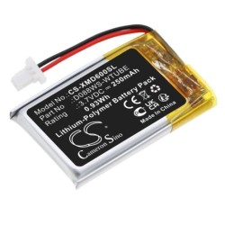 Batterie pour XP Metal Detectors WSA (250 mAh/0.93 Wh, 3.7 V)
