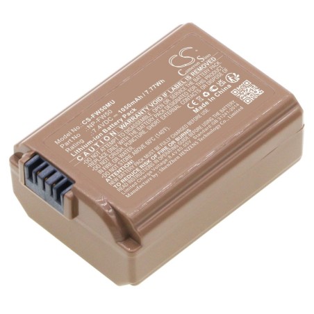 Batterie pour Sony NEX-5NHB (1050 mAh/7.77 Wh, 7.4 V)