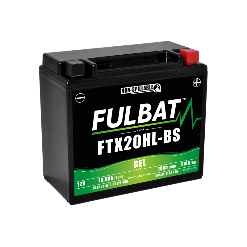 Batterie FULBAT FTX20HL-BS GEL (YTX20HL) 18,9Ah 310A