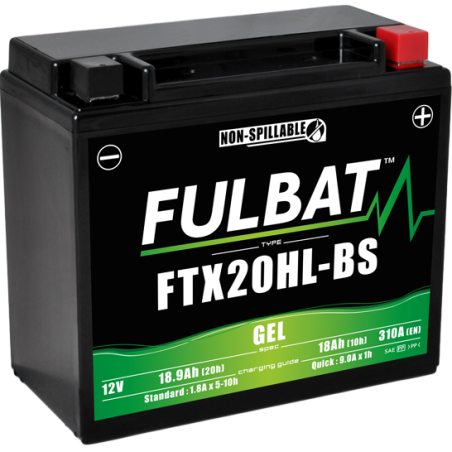 Batterie FULBAT FTX20HL-BS GEL (YTX20HL) 18,9Ah 310A