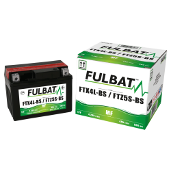 Batterie FULBAT FTX4L-BS / FTZ5S-BS (YTR4A)  3,2Ah 50A