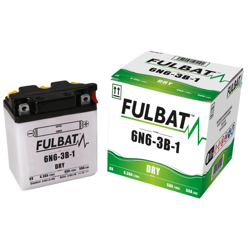 Batterie FULBAT 6N6-3B-1   6,3Ah 50A