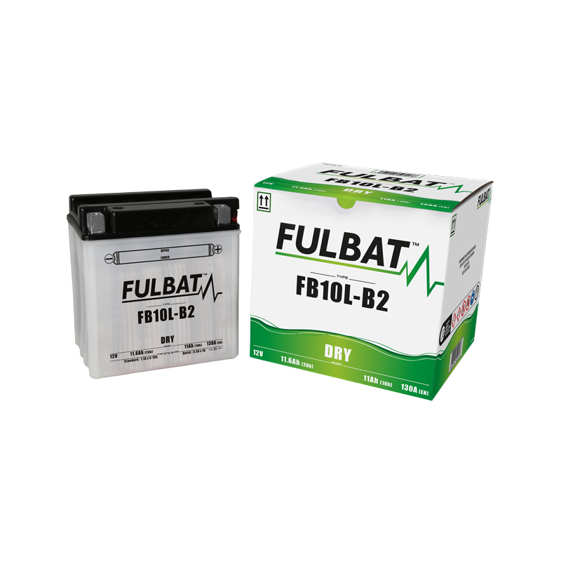 Batterie FULBAT DRY FB10L-B2 (12N10-3B) 11,6Ah 130A