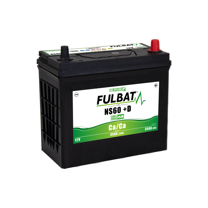 Batterie FULBAT NS60 (+D) Calcium 45Ah 350A