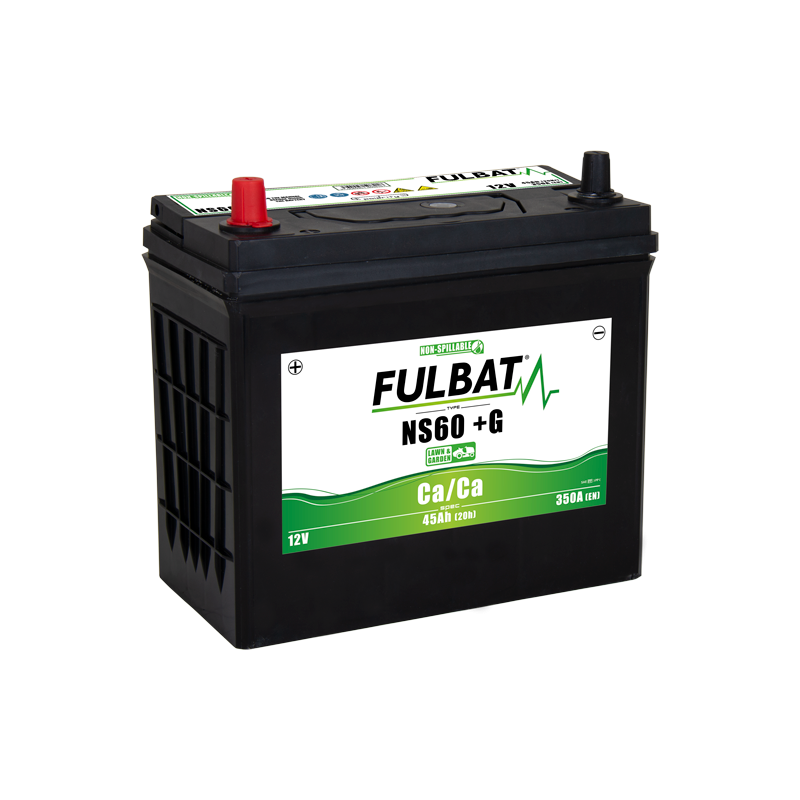 batterie FULBAT NS60 (+G) Calcium 45Ah 350A