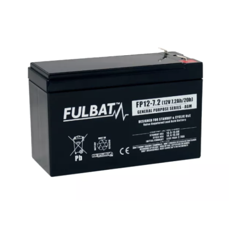 Batterie FULBAT FP12-7.2 7.2Ah 20A