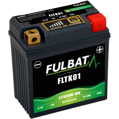 Batterie FULBAT Lithium FLTK01 2Ah 140A 24Wh