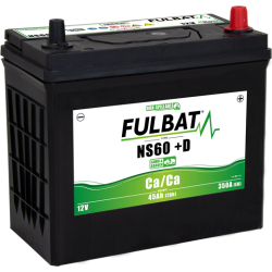 Batterie FULBAT NS60 (+D) Calcium 45Ah 350A
