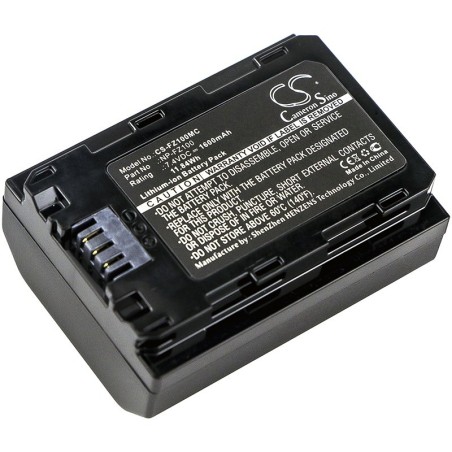 Batterie pour Sony  E-mount APS-C (1600 mAh/11.84 Wh, 7.4 V)