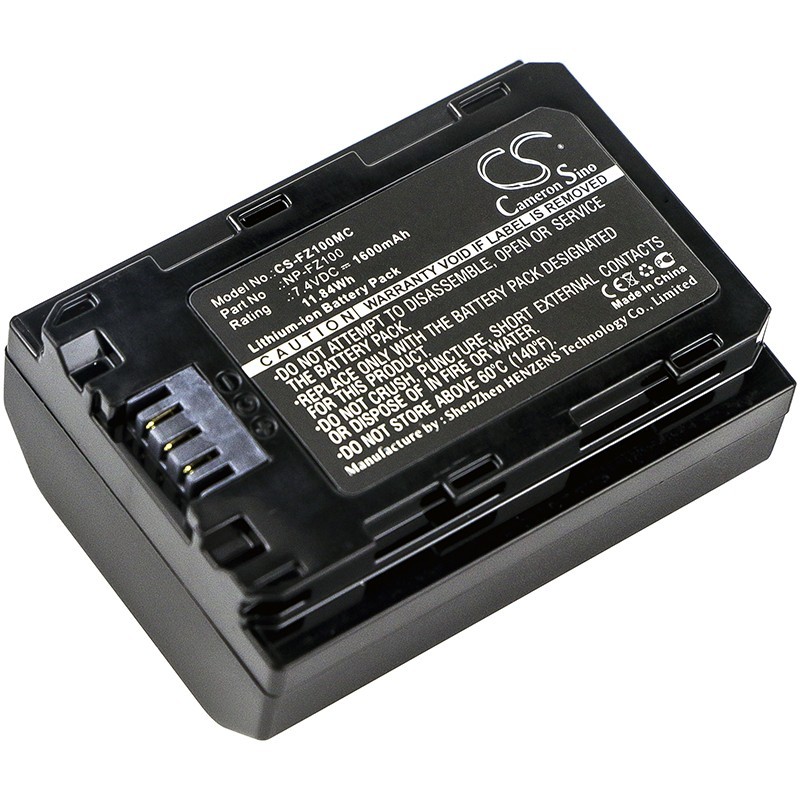 Batterie pour Sony ILCE-7RM3 (1600 mAh/11.84 Wh, 7.4 V)