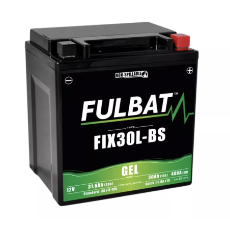 Batterie FIX30L-BS GEL pour POLARIS 550cc SPORTSMAN  (-2010)