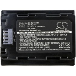 Batterie pour Sony  E-mount APS-C (2050 mAh/15.38 Wh, 7.5 V)