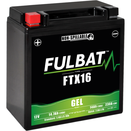 Batterie FTX16 GEL pour MC CULLOCH    M12597HRB (96051005000- 2012)
