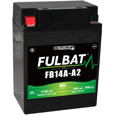 Batterie FB14A-A2 GEL pour SWISHER    ROUGH CUT 50 IN