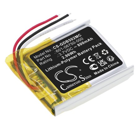 Batterie pour GoPro CHDHS-101 (800 mAh/2.96 Wh, 3.7 V)