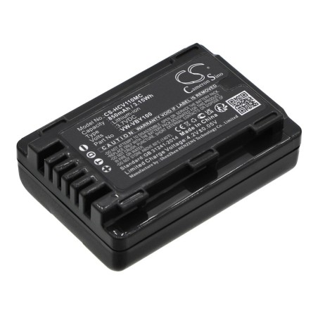 Batterie pour Panasonic HC-V110 (850 mAh/3.15 Wh, 3.7 V)
