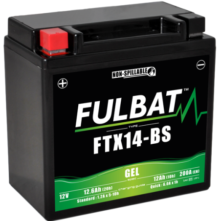 Batterie FTX14-BS GEL pour BMW 1200cc SCRAMBLER R NINET (2016-2023)