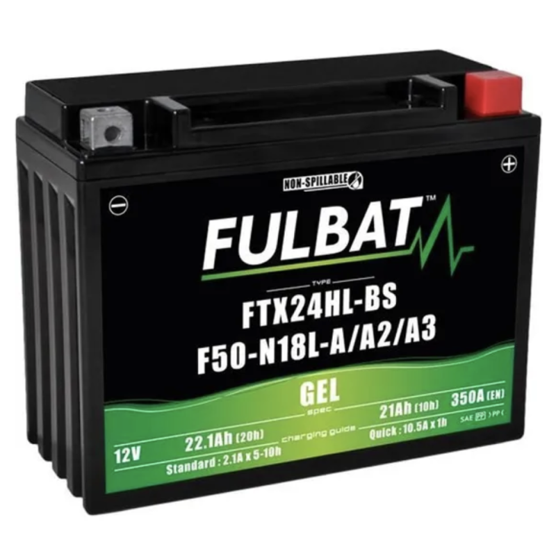 Batterie FTX24HL-BS/F50-N18L-A/A2/A3 GEL pour DUCATI 500cc 500GTL  (1975-1975)