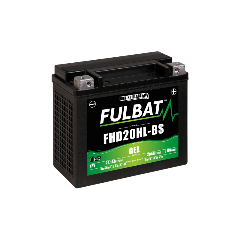 Batterie FHD20HL-BS GEL pour HARLEY DAVIDSON 1340cc SOFTAIL CUSTOM FXSTC 1340 (1991-1996)