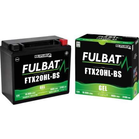 Batterie FTX20HL-BS GEL pour INDIAN 1811cc CHIEF CLASSIC 1811 (2014-2018)