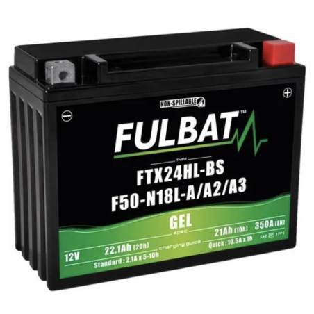 Batterie FTX24HL-BS/F50-N18L-A/A2/A3 GEL pour KAWASAKI 1500cc VN 15SE  (1987-1992)