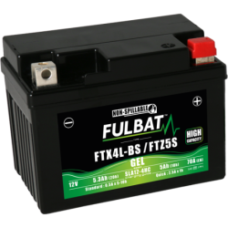 Batterie FTX4L-BS/FTZ5S GEL pour KEEWAY 50cc SWAN 50 (2010-2011)