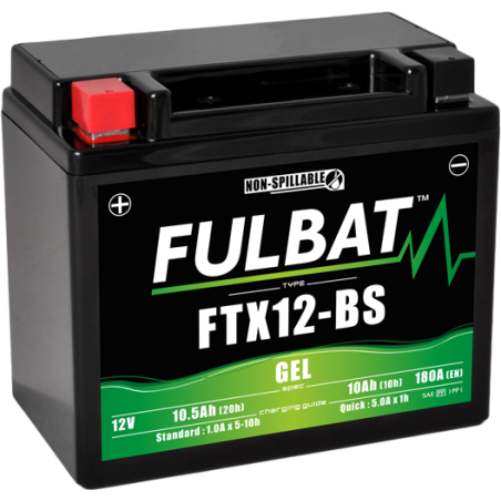 Batterie FTX12-BS GEL pour KYMCO 125cc X TOWN 125I (2016-2021)