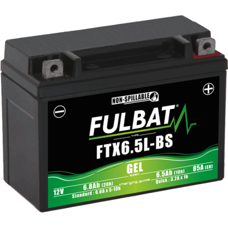 Batterie FTX6.5L-BS GEL pour LONCIN 125cc CR125TT