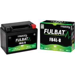 Batterie FB4L-B GEL pour MBK 50cc Power Rocket CW 50 (2006-2006)