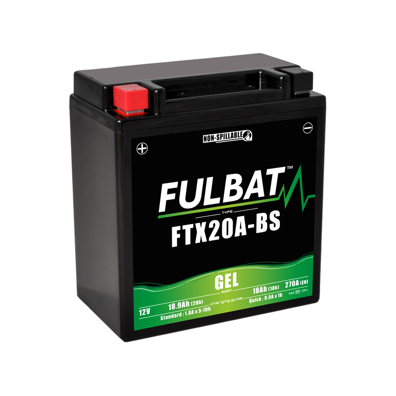 Batterie FTX20A-BS GEL pour PEUGEOT 400cc METROPOLIS ACTIVE 400T (2022-2024)
