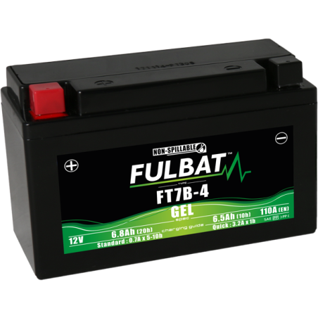 Batterie FT7B-4 GEL pour RIEJU 125cc MRT 125 LC (2022-2024)