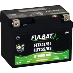 Batterie Lithium FLTX4L/5L/7L+ - FLTZ5S/6S/7S+ pour SUZUKI 250cc GT 250  (1973-1978)