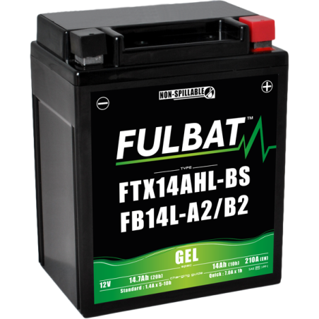 Batterie FTX14AHL-BS/FB14L-A2/B2 GEL pour TRIUMPH 900cc TIGER 855I (1998-1998)