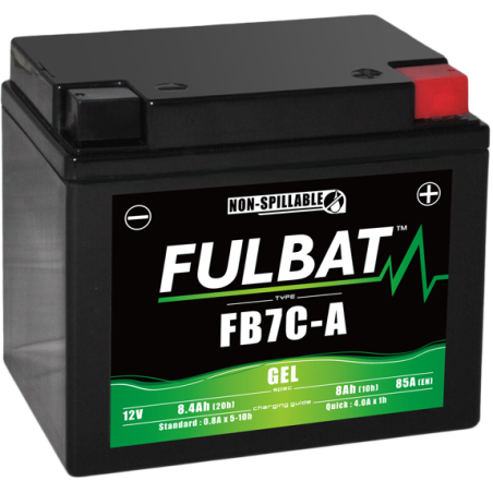 Batterie FB7C-A GEL pour YAMAHA 225cc TW 225E  (2003-2003)