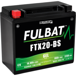 Batterie FTX20-BS GEL pour ARCTIC CAT 1100cc BEARTCAT 5000 (2014-2017)