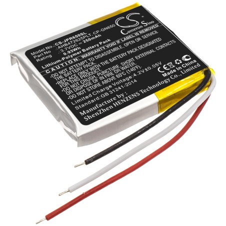 Batterie pour Jabra Evolve 80 (250 mAh/0.93 Wh, 3.7 V)
