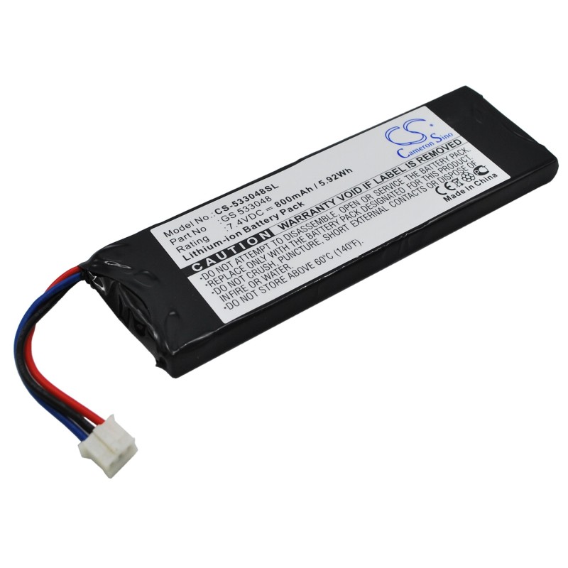Batterie pour Sonstige X Drive MP3 player (800 mAh/5.92 Wh, 7.4 V)