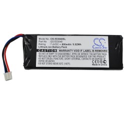 Batterie pour Sonstige X Drive MP3 player (800 mAh/5.92 Wh, 7.4 V)