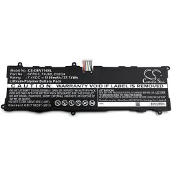 Batterie pour Dell HFRC3 (5100 mAh/37.74 Wh, 7.4 V)