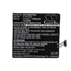 Batterie pour Asus C11P1402 (3900 mAh/14.82 Wh, 3.8 V)