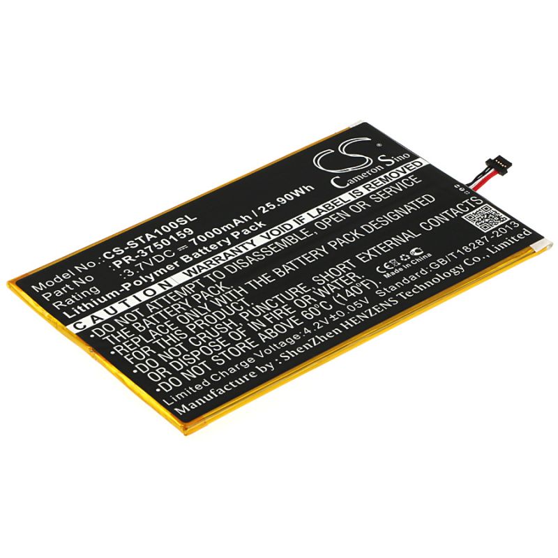 Batterie pour Insignia PR-3750159 (7000 mAh/25.9 Wh, 3.7 V)