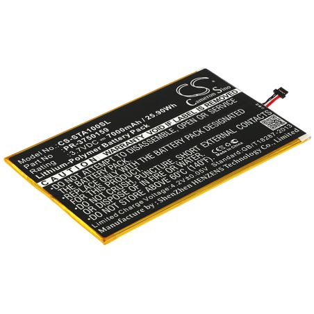 Batterie pour Insignia Flex 10.1 NS-15AT10 (7000 mAh/25.9 Wh, 3.7 V)