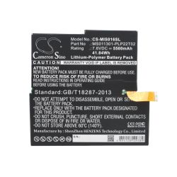 Batterie pour Microsoft 1577-9700 (5500 mAh/41.8 Wh, 7.6 V)