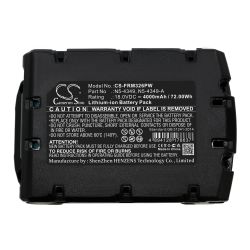 Batterie pour Fromm P318 (4000 mAh/72 Wh, 18 V)