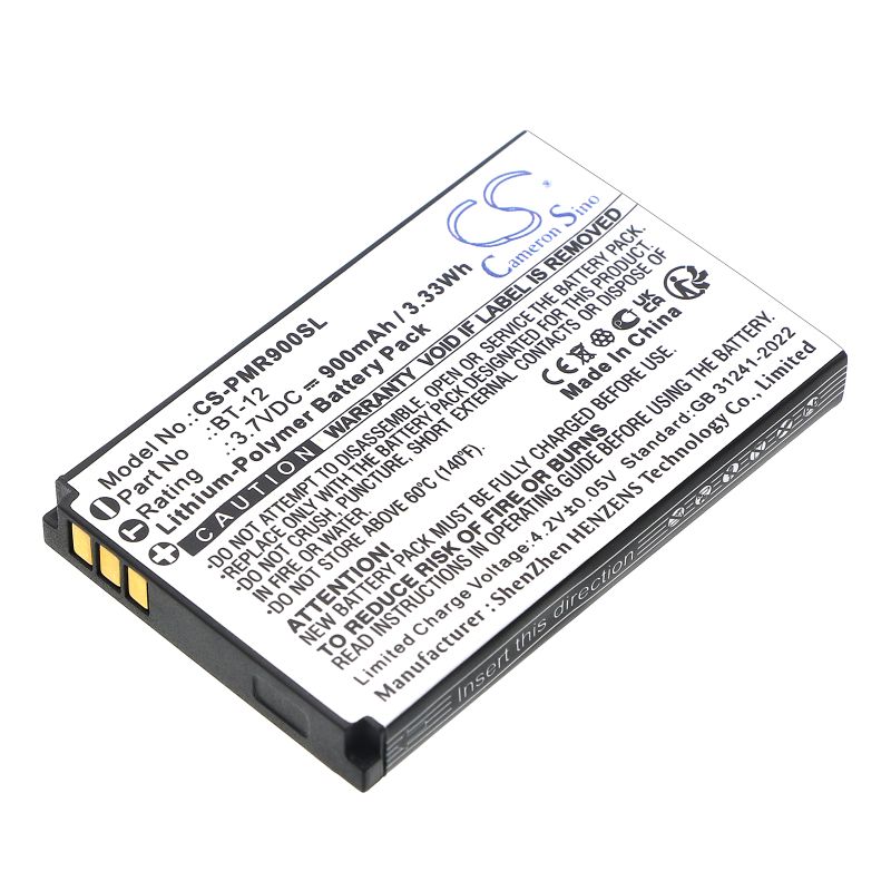 Batterie pour Pliant BT-12 (900 mAh/3.33 Wh, 3.7 V)