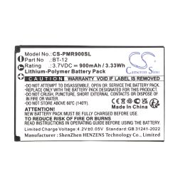 Batterie pour Pliant BT-12 (900 mAh/3.33 Wh, 3.7 V)