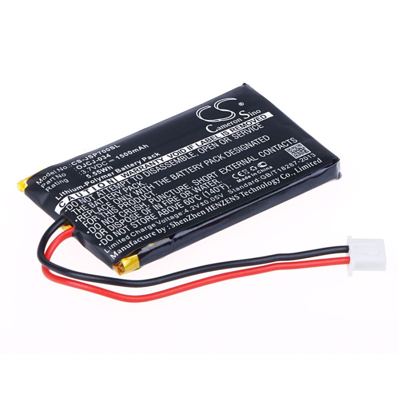 Batterie pour JVC SP-AD90 (1500 mAh/5.55 Wh, 3.7 V)