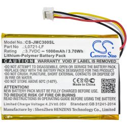 Batterie pour JBL Clip 3 (1000 mAh/3.7 Wh, 3.7 V)