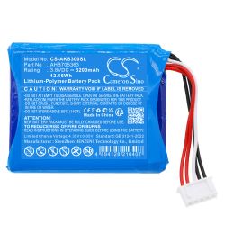 Batterie pour AKG S30 (3200 mAh/12.16 Wh, 3.8 V)